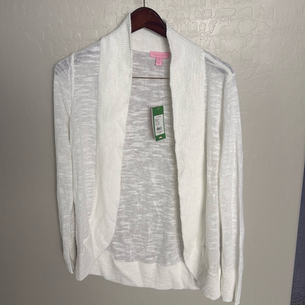 Lilly Pulitzer White Medium Sweater (NWT)